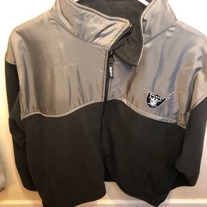 Oakland Raiders Zip-up Jacket XL